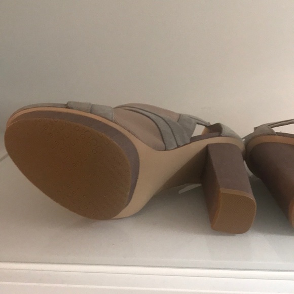 Calvin Klein Grey Suede and Mesh Booties - Picture 5 of 5